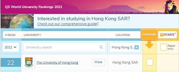 香港大学世界排名