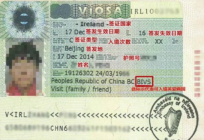 爱尔兰留学签证