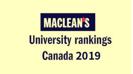 加拿大选校参考：2019麦考林加拿大大学排名