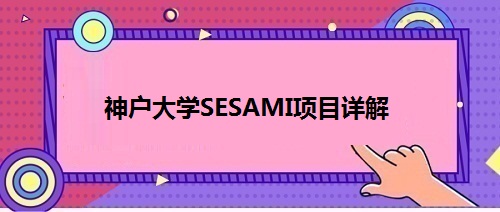 神户大学SESAMI项目详解